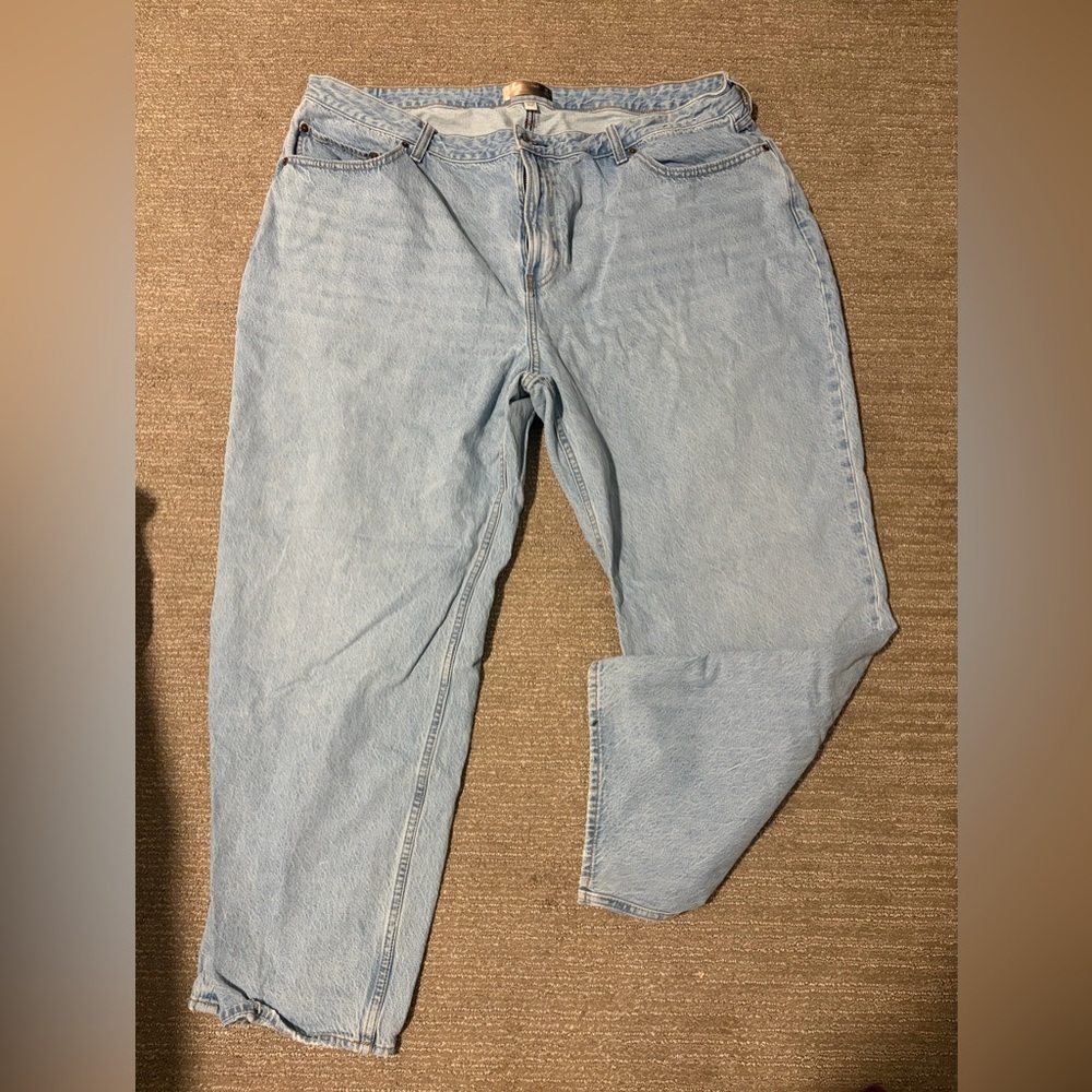 Abercrombie & Fitch high rise Curve Love baggy jeans